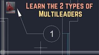 Autocad - Multileaders two different types explained