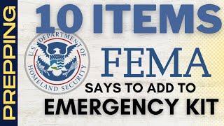 10 Items FEMA Says To Add To Your Emergency Kit  Emergency Preparedness