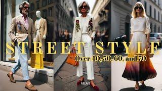 Milan Street Style Timeless Elegance Over 40 50 60 70•Old Money Charm•Italian Fashion