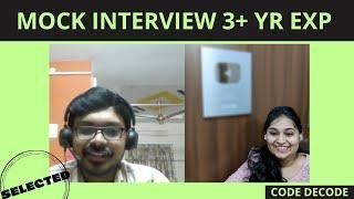 Mock Interview 3+ years experience  SDE-1  Microservice  Java 8  Spring boot  Code Decode 