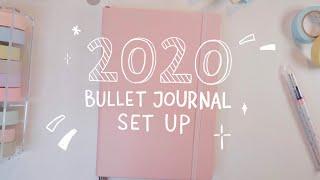 my 2020 bullet journal set up