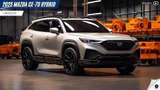 New 2025 Mazda CX-70 Hybrid - a choice of fuel-efficient sporty and luxurious SUV