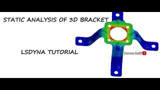 Static load analysis using LS-DYNA and LS-PrePostLS-DYNA Analysis Beginner tutorial Explained