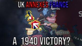 What if the UK ANNEXED FRANCE?  HOI4 TIMELAPSE