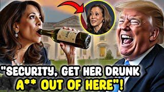 CAUGHT ON CAMERA Kamala Harris SHOWS UP DRUNK In First SOLO Interview As Anchor RUSHES Her OFF AIR