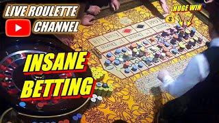  LIVE ROULETTE   Watch Biggest Win In Las Vegas Casino  INSANE BETTING  2024-01-24