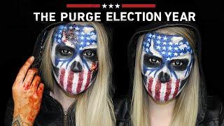 The Purge Election Year Halloween Makeup Tutorial  THE PURGE MINI SERIES