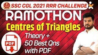 RaMothon  Centres of Triangles Complete Class Theory with Questions for SSC CGL CHSL CDS CAT
