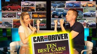 April and Hoovie fight over the best year for modern cars according to Car and Drivers 10 best...