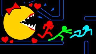 Stickman VS Minecraft Evil Miss Pacman.exe Survival Tournament - AVM Shorts Animation