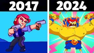 ВСЕ МУЛЬТИКИ BRAWL STARS 2017 - 2024