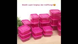 Wadah Multifungsi untuk preparation food sdh BPA Free Food Grade dan aman masuk Microwave