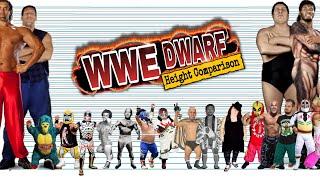 WWE Dwarf Wrestlers Height Comparison by Synisoft