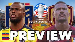 ECUADOR vs VENEZUELA - 2024 Copa América - PREVIEW  