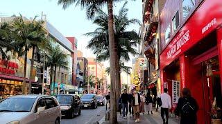 4K Kokusai-dori and Naha City Hall in Makishi Naha Okinawa Japan