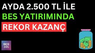 AYDA 2.500 TL İLE BES SÖZLEŞMESİNDE REKOR GETİRİ - Bireysel Emeklilik Yatırım Motivasyon