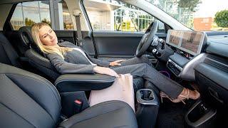 Hyundai IONIQ 5 Interior Features - High-Tech Car to Rival Tesla Model 3