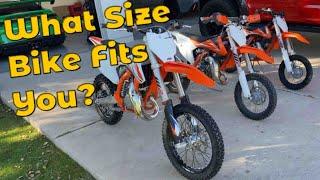 What’s the Difference - KTM 50sx 65sx 85sx Dirt Bikes for Kids