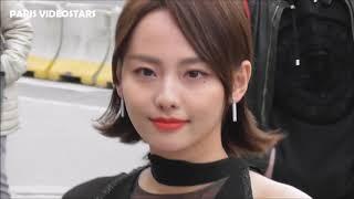 VIDEO Jenny Zhang 张嘉倪 Zhang Jiani attends Paris Fashion Week 3 march 2019 show Akris