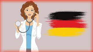 Simple conversation between doctor and patient in German - At the Doctors - German dialogue