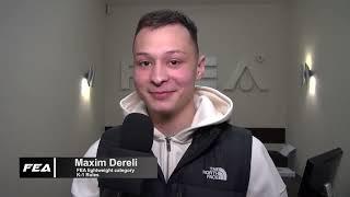 Tânărul și promițătorul luptător Maxim Dereli a semnat cu FEA CHAMPIONSHIP