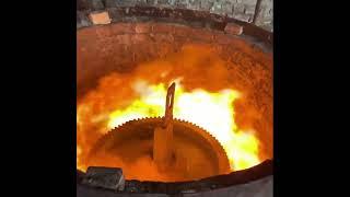 Heat Treatment Process of Double Helical Gear For Steel Mill #shorts
