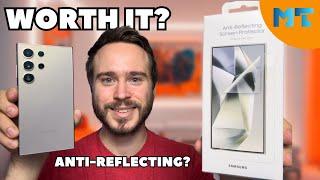 Samsung Anti-Reflecting Screen Protector Install + Review  Galaxy S24 Ultra