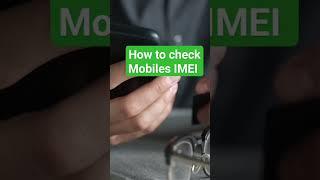 How to check Mobiles imei code *#06#  #shorts #viral #mobileimeicode #trendingshorts