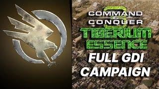 C&C 3 Tiberium Essence  Complete GDI Campaign  Hard Difficulty Gameplay