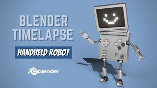 3D Modeling Handheld Robot - Blender 3.0