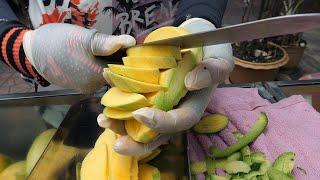 crazy speed amazing fruits cutting skills - thai street food