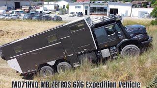 MD71HVQ MB ZETROS 2733 6X6 Expedition Vehicle by UNICAT