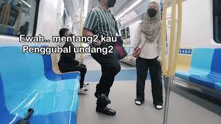 JJCP Jalan-jalan Cari Pasal Main Games Dalam MRT