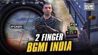 MY 2 FINGER LAYOUT NOW ON BGMI   2 FINGER GYRO PLAYER  BGMI INDIA