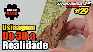 CNC Router Revolution 2 Tunada - Usinagem Gladiador em madeira maciça