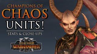 NEW CHAOS UNITS - Champions of Chaos DLC  Warhammer 3