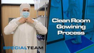 Clean Room Gowning Process  Special Team