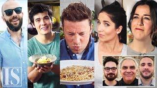 Carbonara Italian chefs reactions to the most popular videos worldwide