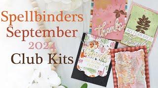 Spellbinders September 2024 Club Kits