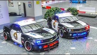 SPECTACULAR RC Car Drift Action Chevrolet Camaro Police