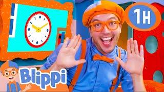 Tick Tock Rock  BLIPPIS GREATEST HITS  Educational Videos for Kids