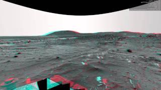 What will you see in Mars 2 Unity3d Full HD Anaglyph Stereo