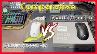 Comparativo de mouse DELUX M900 Pro vs DELUX M800 Pro