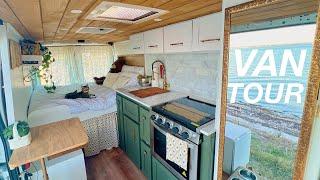 VAN TOUR  this cottagecore conversion cost under $10k