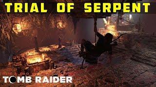 How to Complete the Trial of the Serpent Puzzle The Hidden City - SHADOW OF THE TOMB RAIDER