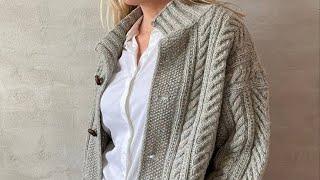 Şiş ile kazak hırka modelleri #örgü How to Knit Simple Raglan Sweater En güzel  hırka örnekleri