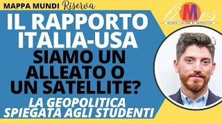 Il rapporto Italia-Usa. Siamo un alleato o un satellite? La geopolitica spiegata agli studenti