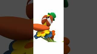 Wow what a beautiful garden Pato loves gardening   Pocoyo Shorts  #shorts