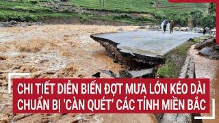 Chi tiết diễn biến đợt mưa lớn kéo dài chuẩn bị càn quét các tỉnh miền Bắc