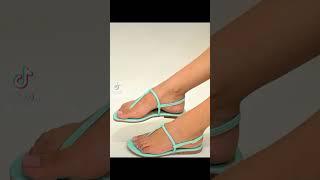 Elegant collection of summer wear flat sandals outfit ideas for women and girls#2024#sandals#crazy